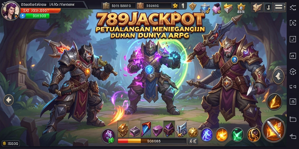 Screenshot gameplay ARPG 789JACKPOT yang menegangkan dan penuh aksi.