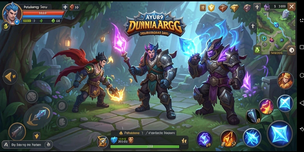 Screenshot AYU89 menampilkan aksi seru dalam pertempuran ARPG.