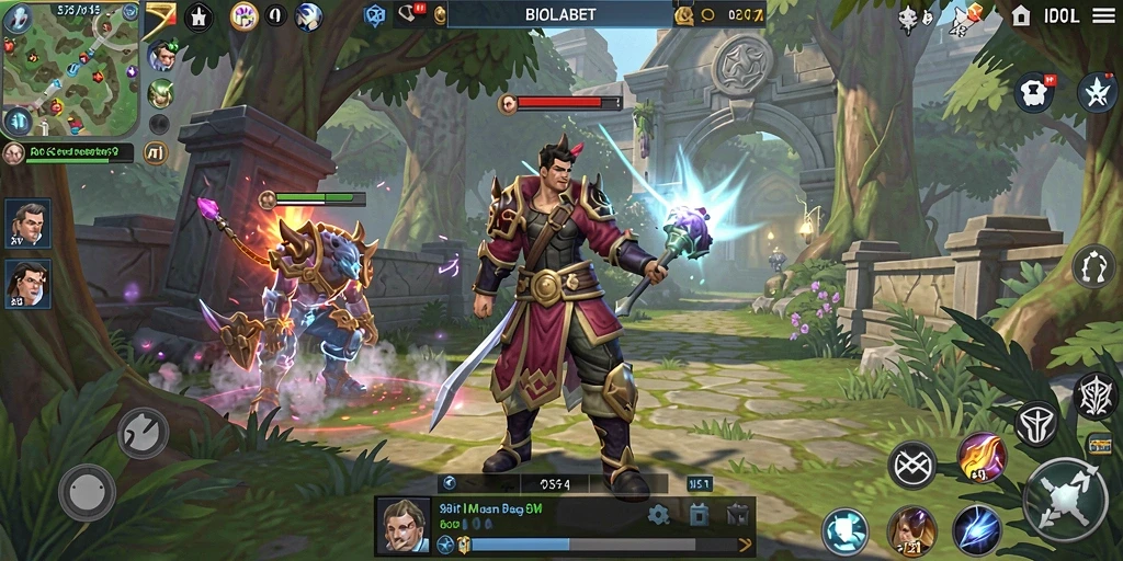 Tampilan gameplay menarik di BIOLABET dengan pertempuran seru.