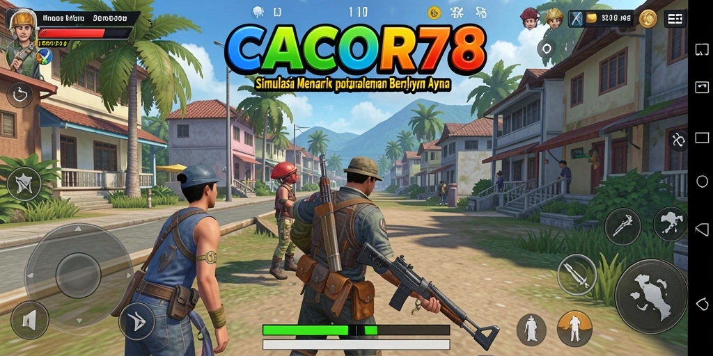 Tampilan gameplay <strong>CACOR78</strong> yang menawan dengan dunia simulasi interaktif.