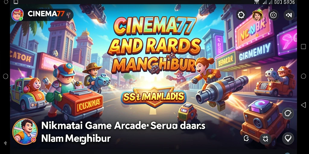 Tampilan gameplay seru dari CINEMA77 yang menantang.