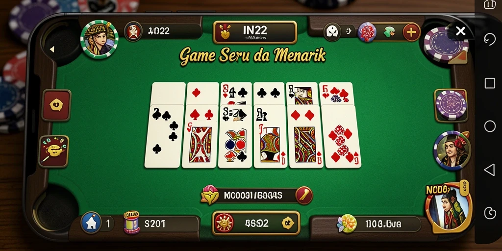 Tampilan gameplay yang seru dan interaktif dalam IN22.