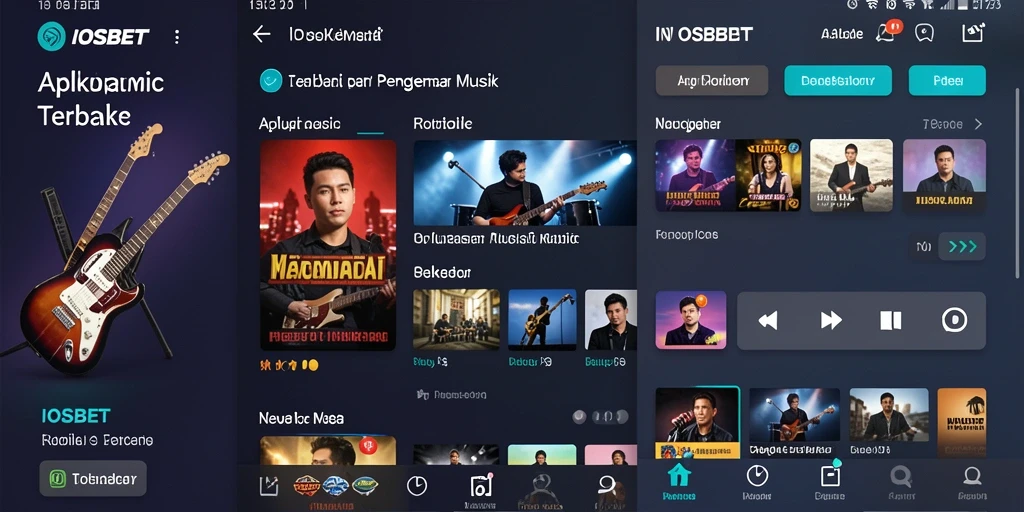 Tampilan menarik dari gameplay musik IOSBET.