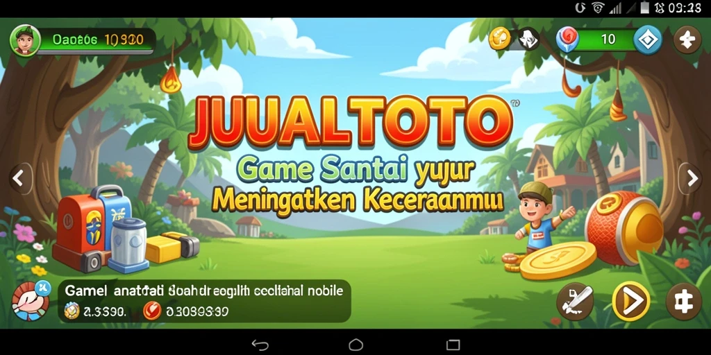 Tampilan gameplay seru dan menyenangkan dari JUALTOTO.