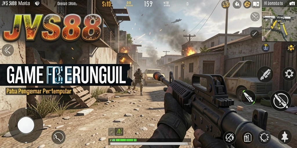 Gameplay intens JVS88 yang menegangkan saat pertempuran.