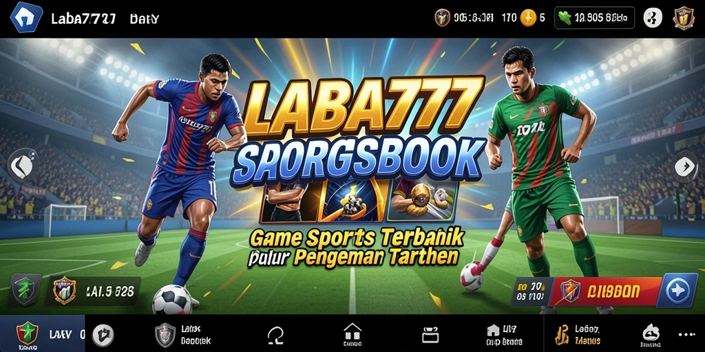Screenshot LABA777 menampilkan antarmuka taruhan olahraga yang dinamis.