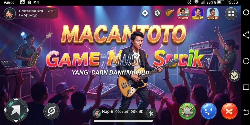 Tangkapan layar gameplay seru dari MACANTOTO dengan musik yang dinamis.