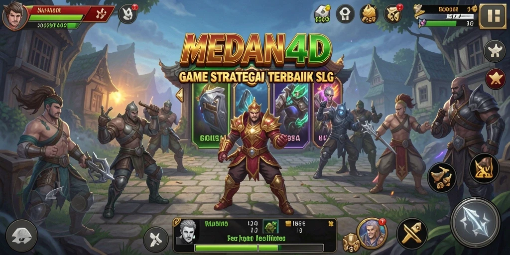 Tampilan gameplay menarik dan seru dalam MEDAN4D.