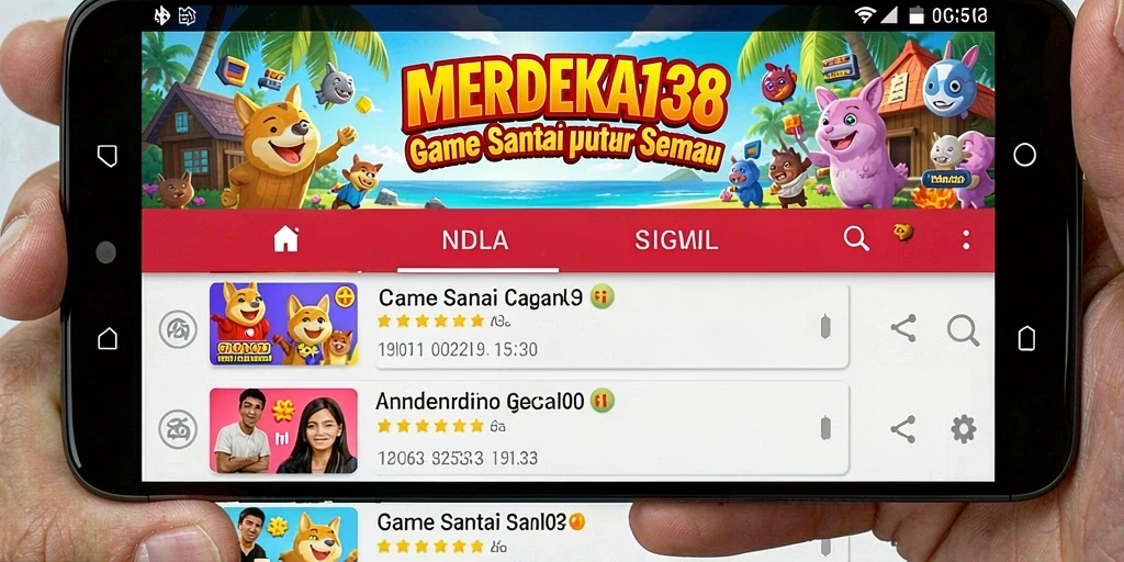 Tampilan gameplay MERDEKA138 yang memikat dan penuh warna.