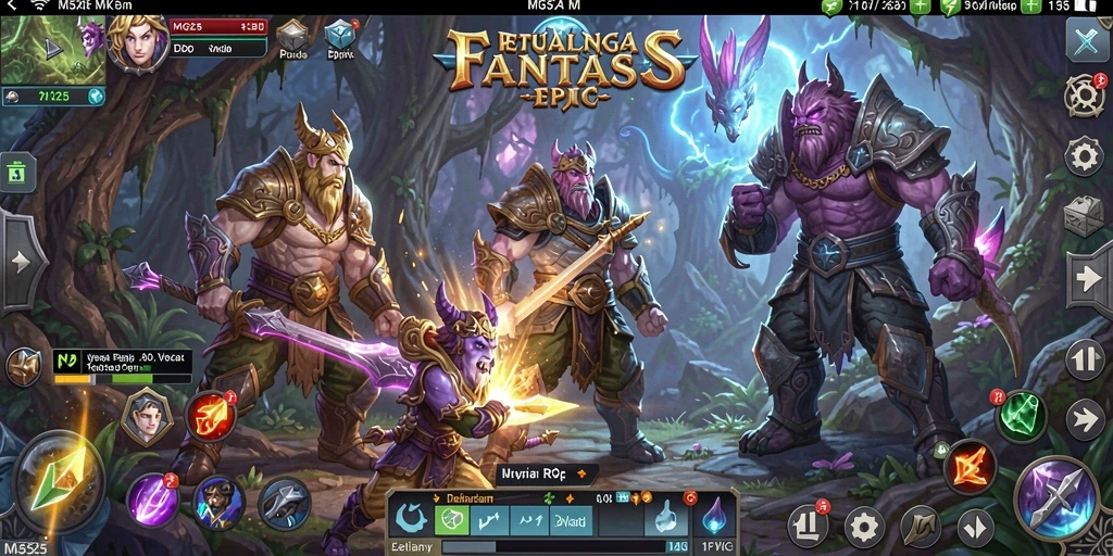 Tampilan gameplay RPG MG525 yang imersif dan menarik.