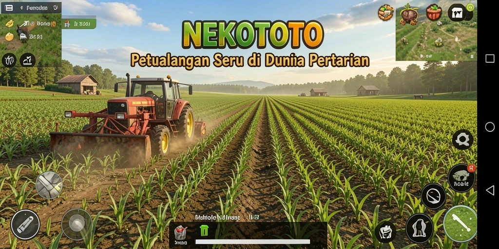 Tampilan menarik dari gameplay NEKOTOTO yang penuh warna.