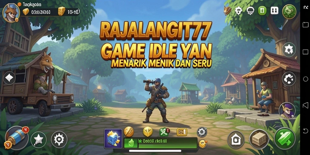 Tampilan gameplay RAJALANGIT77 yang menarik dan santai.