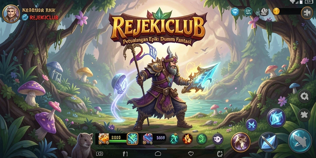 Tampilan gameplay menakjubkan dalam REJEKICLUB.