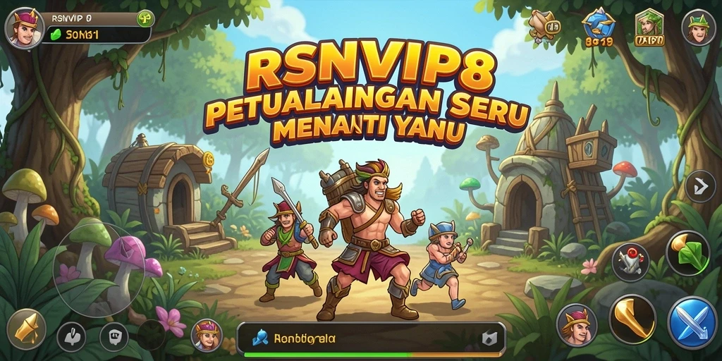 Screenshot gameplay RSNVIP8 yang menampilkan petualangan seru.