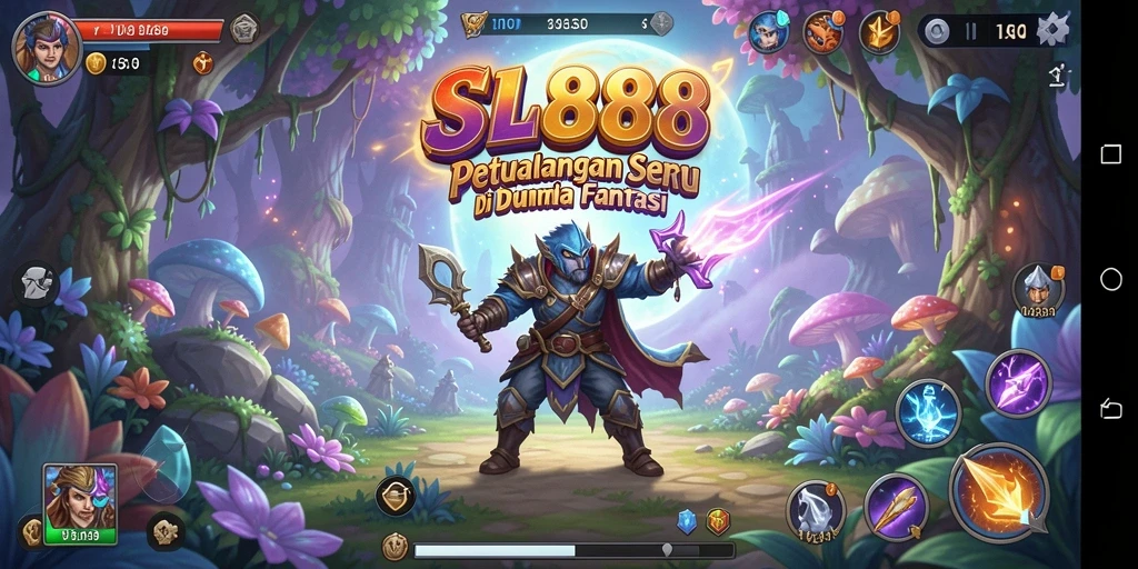 Tampilan gameplay SL888 yang penuh aksi dan petualangan.