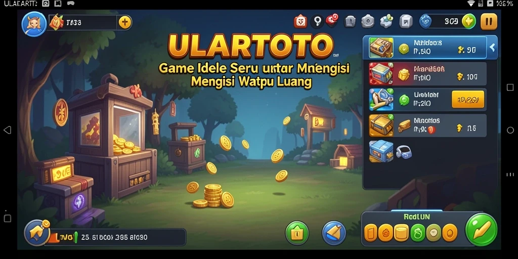 Gameplay menarik saat mengumpulkan sumber daya di ULARTOTO.